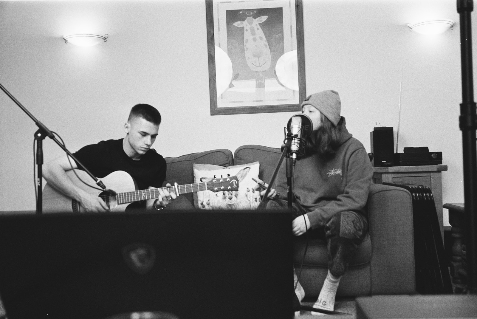 Band øver sig